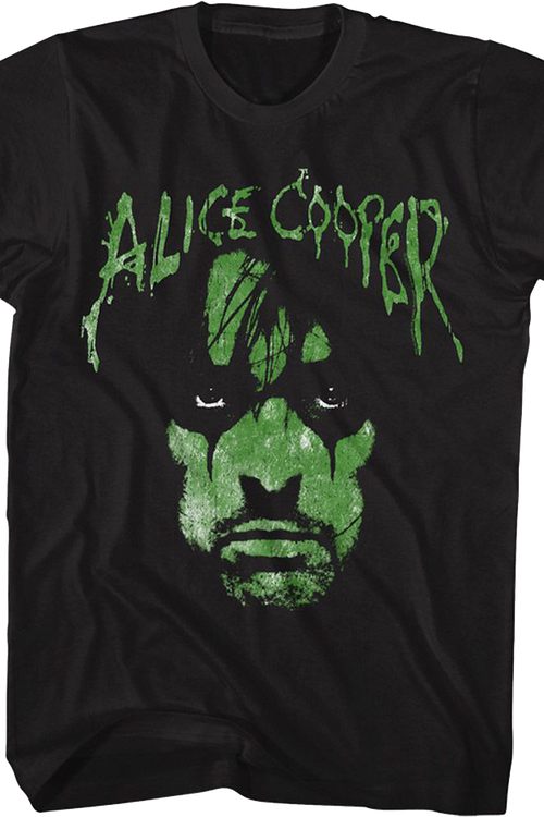 Green Face Alice Cooper T-Shirtmain product image