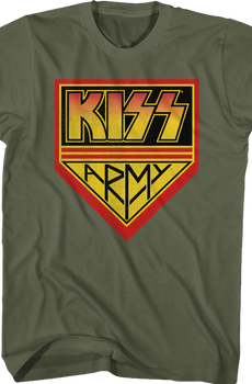 Green KISS Army T-Shirt