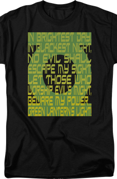 Green Lantern Oath DC Comics T-Shirt