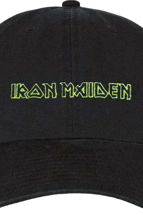 Green Logo Iron Maiden Dad Hatmain product image