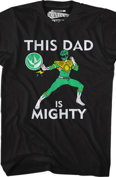 Green Ranger This Dad Mighty Morphin Power Rangers T-Shirt