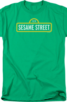 Green Sign Sesame Street T-Shirt
