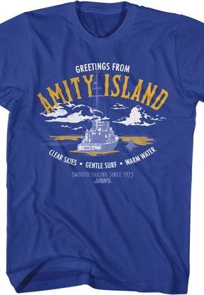 Greetings From Amity Island Jaws T-Shirt