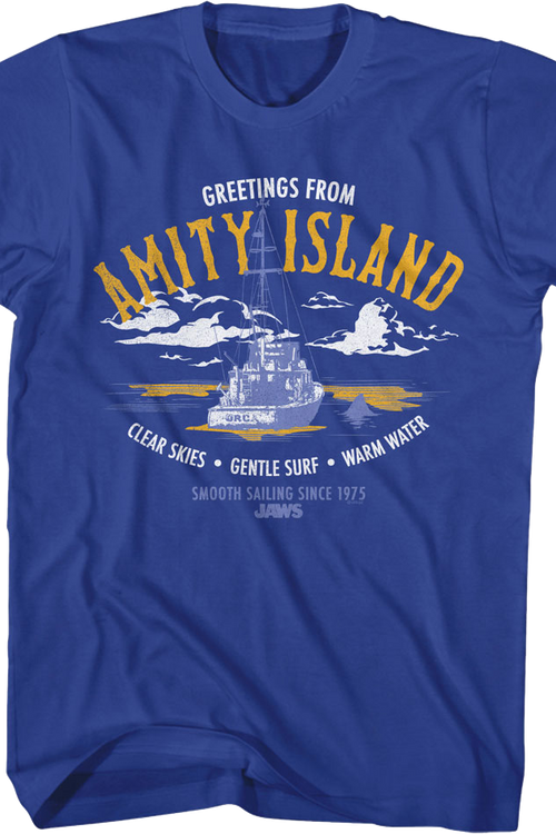Greetings From Amity Island Jaws T-Shirtmain product image