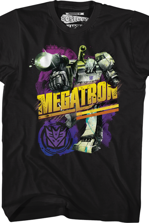Gritty Megatron Transformers T-Shirtmain product image