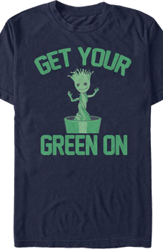 Groot Get Your Green On Marvel Comics T-Shirt