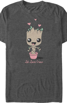 Groot Let Love Grow Marvel Comics T-Shirt