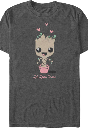 Groot Let Love Grow Marvel Comics T-Shirt