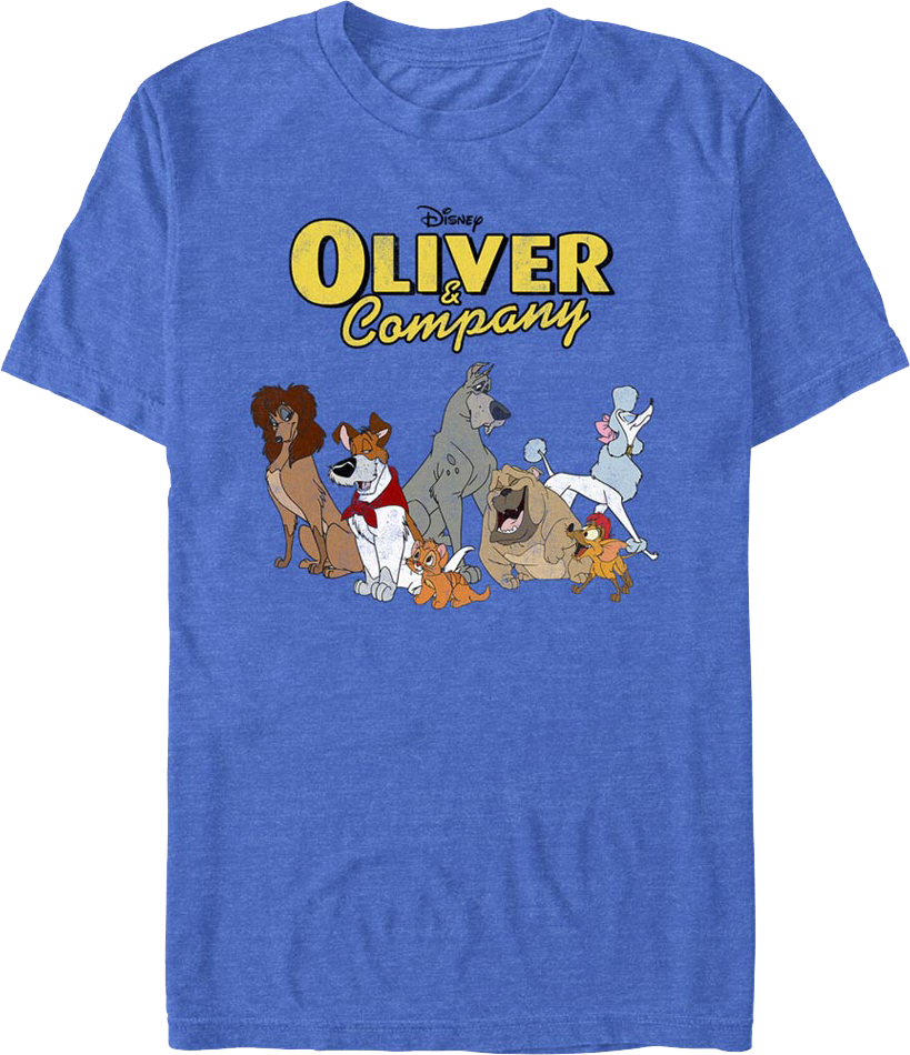 Group Photo Oliver and Company Disney T-Shirt