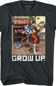 Grow Up Street Fighter T-Shirt