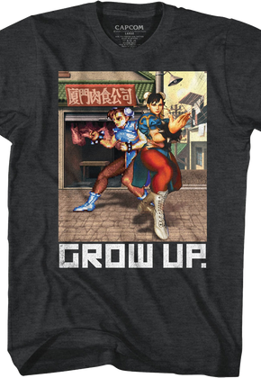 Grow Up Street Fighter T-Shirt