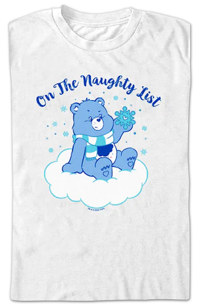 Grumpy Bear On The Naughty List Care Bears T-Shirt