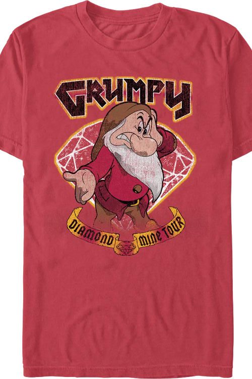 Grumpy Diamond Mine Tour Snow White Disney T-Shirtmain product image