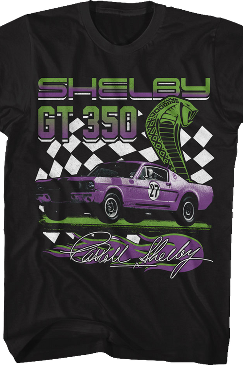 GT 350 Checkered Flag Shelby T-Shirtmain product image