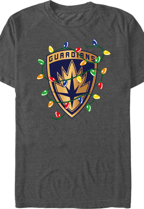 Guardians Of The Galaxy Christmas Lights Marvel Comics T-Shirt