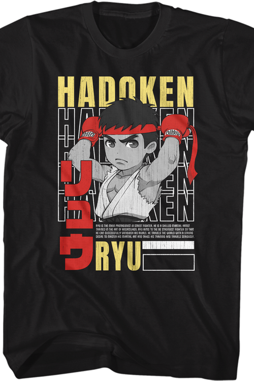 Hadoken Ryu Street Fighter T-Shirtmain product image