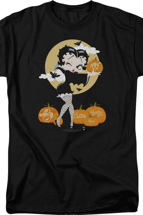 Halloween Pumpkin Patch Betty Boop T-Shirtmain product image
