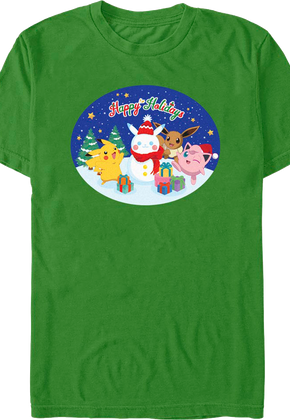 Happy Holidays Photo Pokemon T-Shirt