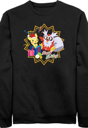 Happy Holidays Pokemon Sweatshirt