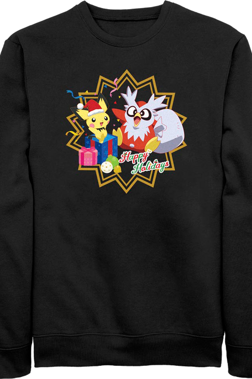 Happy Holidays Pokemon Sweatshirtmain product image