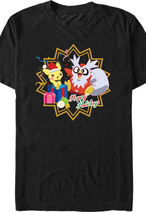 Happy Holidays Pokemon T-Shirt