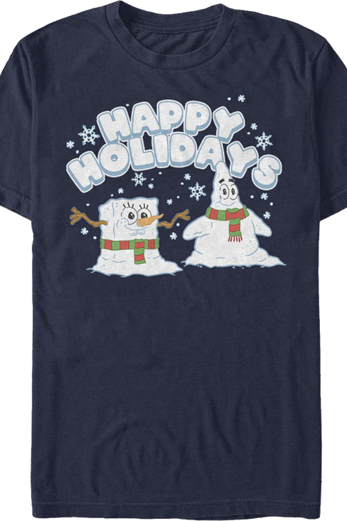 Happy Holidays SpongeBob SquarePants T-Shirtmain product image