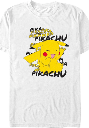 Happy Pikachu Pokemon T-Shirt