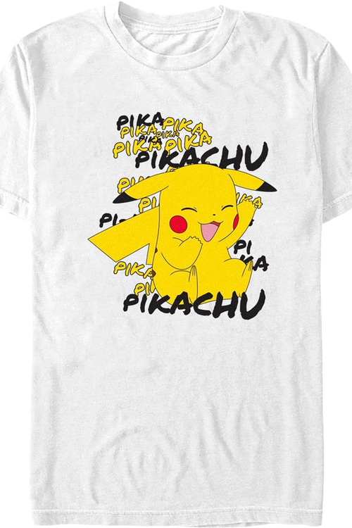 Happy Pikachu Pokemon T-Shirtmain product image