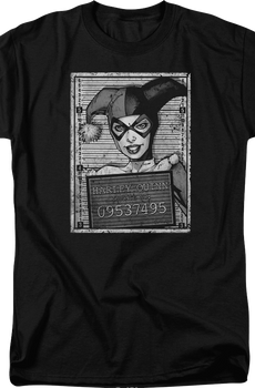 Harley Quinn Mug Shot DC Comics T-Shirt