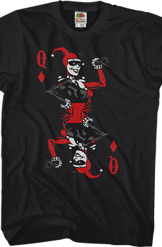Harley Quinn Playing Card Batman T-Shirt