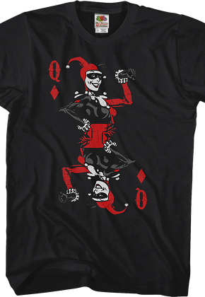 Harley Quinn Playing Card Batman T-Shirt