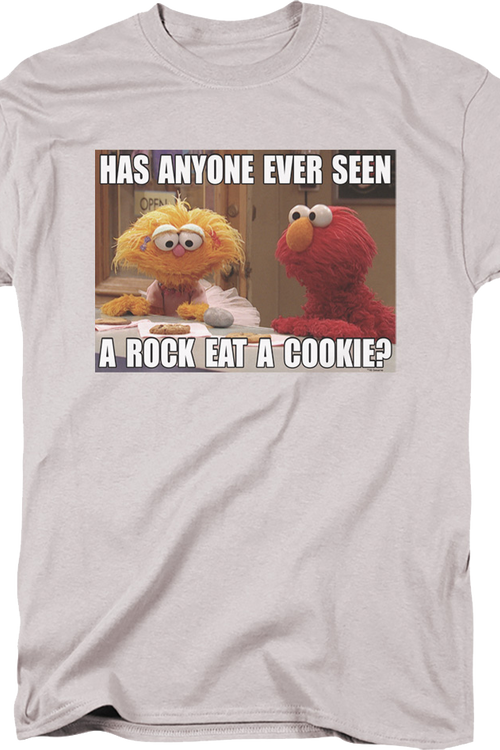 Has Anyone Ever Seen A Rock Eat A Cookie Sesame Street T-Shirtmain product image