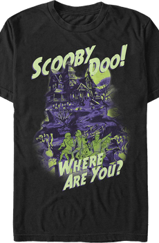 Haunted House Scooby-Doo Where Are You T-Shirt