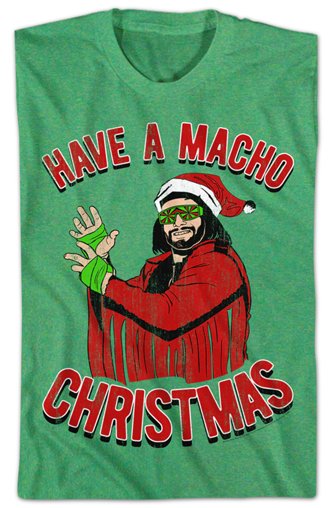 Macho Man Randy Savage Ugly Christmas Sweater - Red, Men's - Freeze Brand