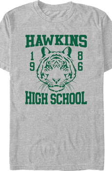 Hawkins High School Tigers 1986 Stranger Things T-Shirt