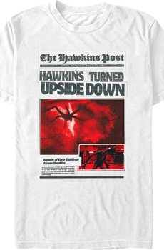 Hawkins Turned Upside Down Stranger Things T-Shirt