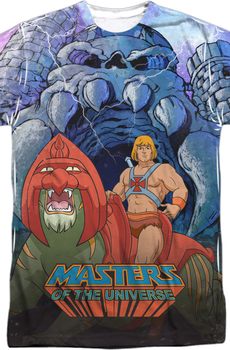 He-Man and Battle Cat Masters of the Universe T-Shirt