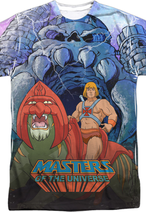 He-Man and Battle Cat Masters of the Universe T-Shirt