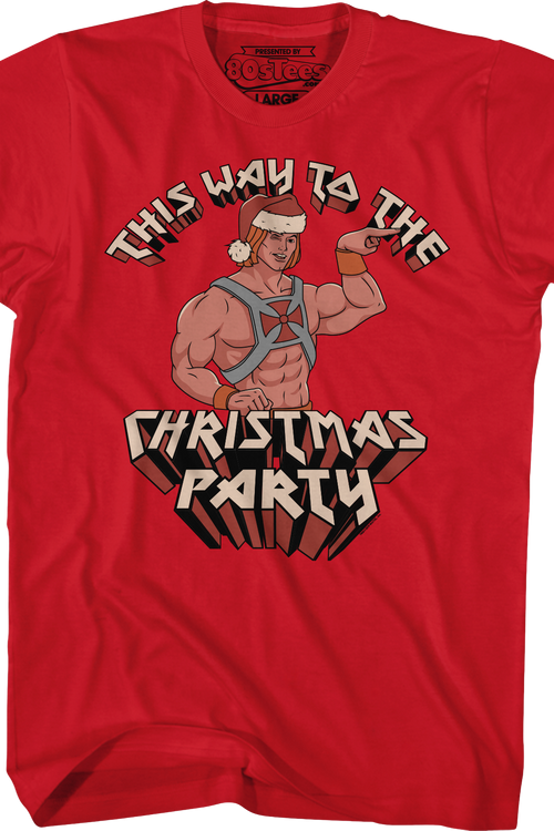 He-Man Christmas Party T-Shirtmain product image