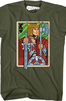 He-Man King Adam Playing Card T-Shirt