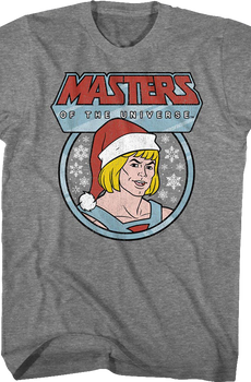 He-Man Santa Claus Hat Masters of the Universe T-Shirt