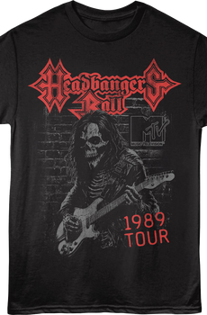 Headbangers Ball 1989 Tour MTV T-Shirt