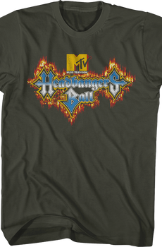 Headbangers Ball Flaming Logo MTV Shirt