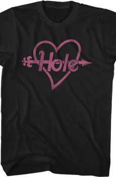 Heart & Arrow Logo Hole T-Shirt