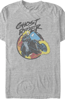 Hell On Wheels Ghost Rider Marvel Comics T-Shirt