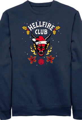 Hellfire Club Christmas Logo Stranger Things Sweatshirt