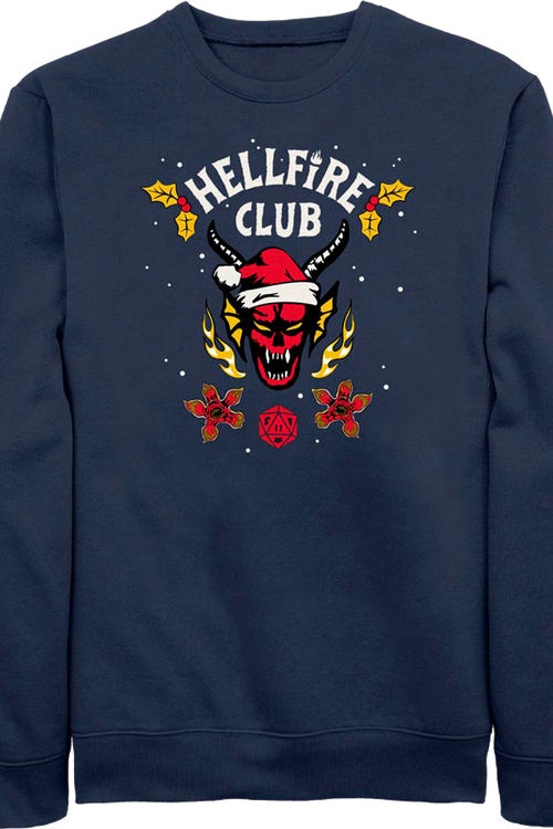 Hellfire Club Christmas Logo Stranger Things Sweatshirtmain product image