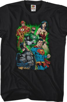 Hero Poses Justice League T-Shirt