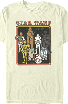 Heroes And Villains Retro Frame Star Wars T-Shirt