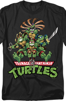 Heroes With Weapons Teenage Mutant Ninja Turtles T-Shirt